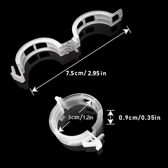 50-100pcs Plant Clips for Climbing Plants Tomato Clips for Hanging Plant Supports Plant Support Clips Hanging Plant Tool 2
