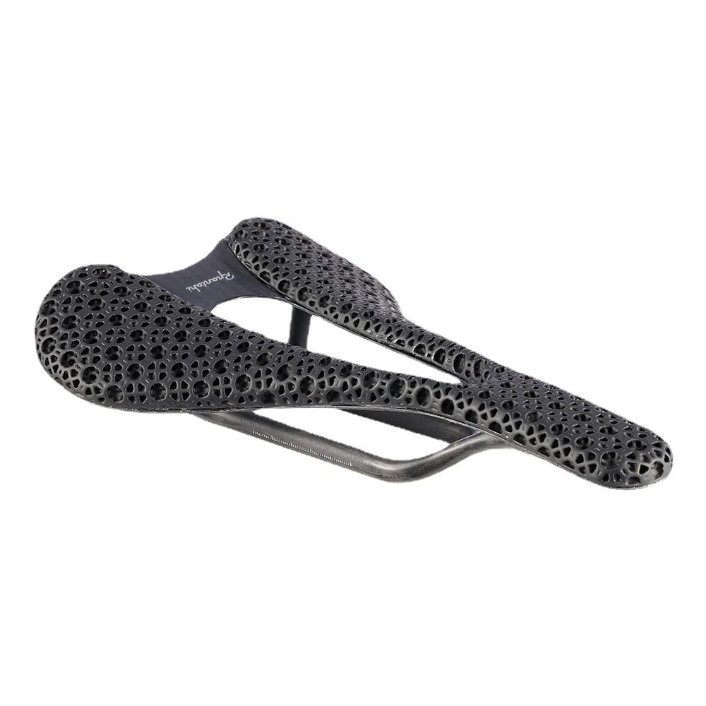 

Bicycle 3D Printed Carbon Fiber Saddle Ultralight Cozy Honeycomb MTB Road Bike Seat Titanium Ti Rails Breathable Cycling Cushion