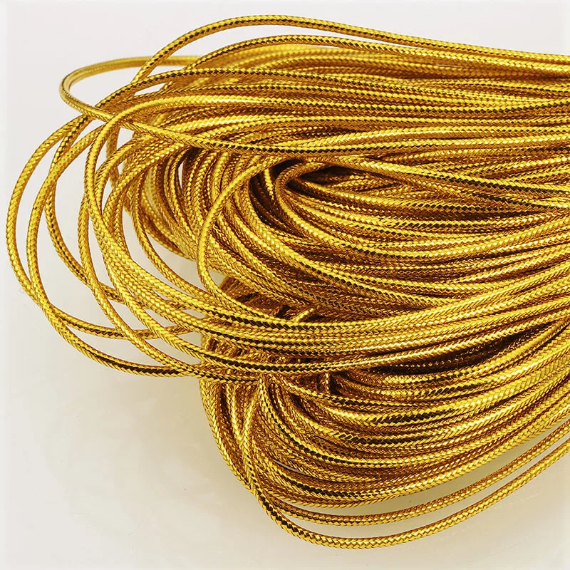 Gold Metallic Jewelry Thread for DIY Braid Bracelets & Hanging Tags