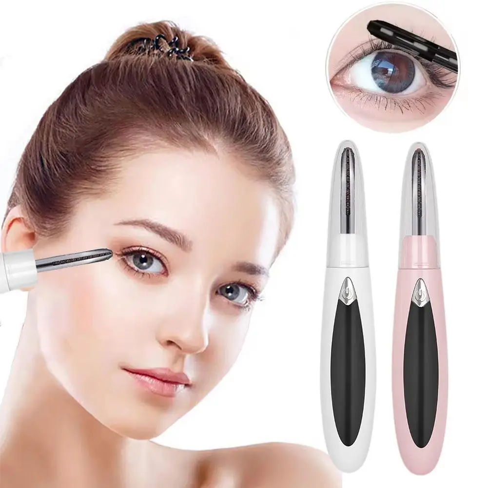 

Dual Heated Eyelash Curlers Quick Heating Eyelash Long-Lasting Electric Rechargeable Eyelash Heat Comb Lifting B3S0