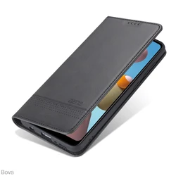 Premium Magnetic Leather Case with Deluxe Adsorption Technology for M30s (YZSCX Black)