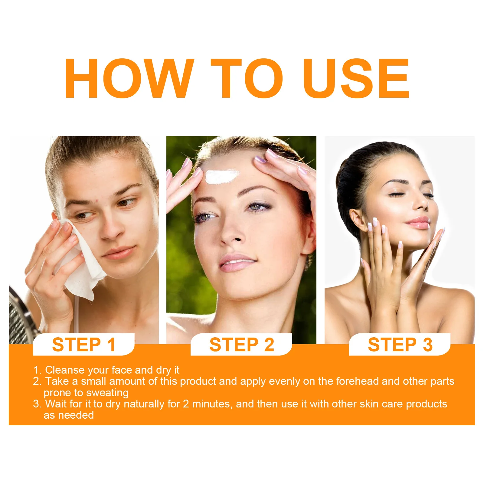 Face Antiperspirant Cream Odor Cleaning Skin Drying Oil Control Refreshing Keep Makeup Antiperspirant Sweaty Lasting Lotion 50ml 6