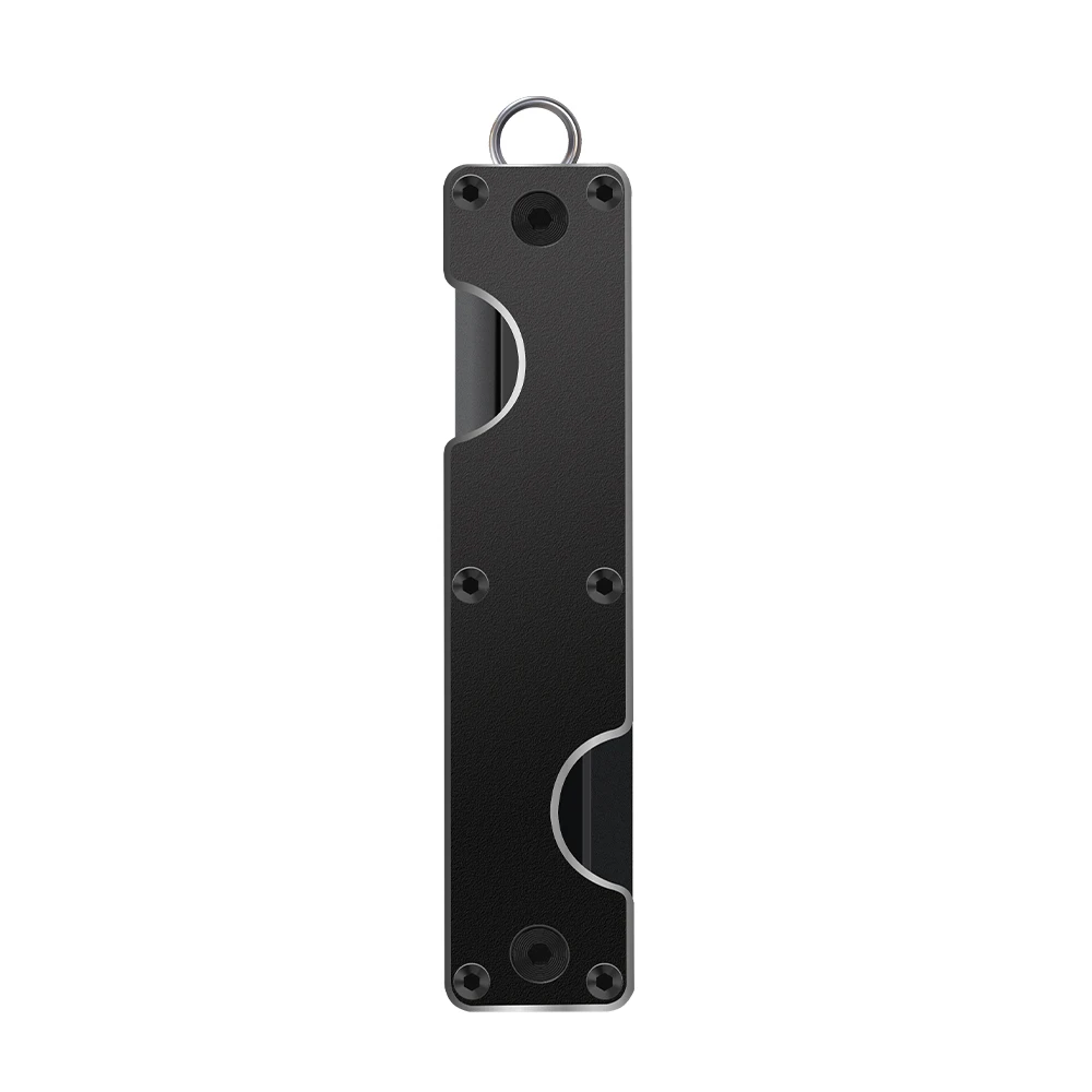 EDC Smart Key Organizer Tactical Pocket Keychain Holder Aluminum Carbon Fiber Compact Folder Wallet For Men Holds Up To Ten Keys