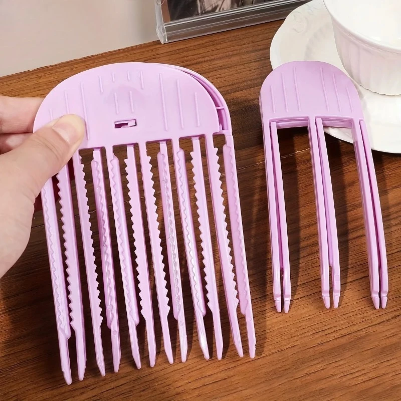 Fluffy Root-Lifting Hair Clips - Curling Bangs Styling Tool  with  Volume  Boosting  Design  for  Women's  Daily  Hair  Styling