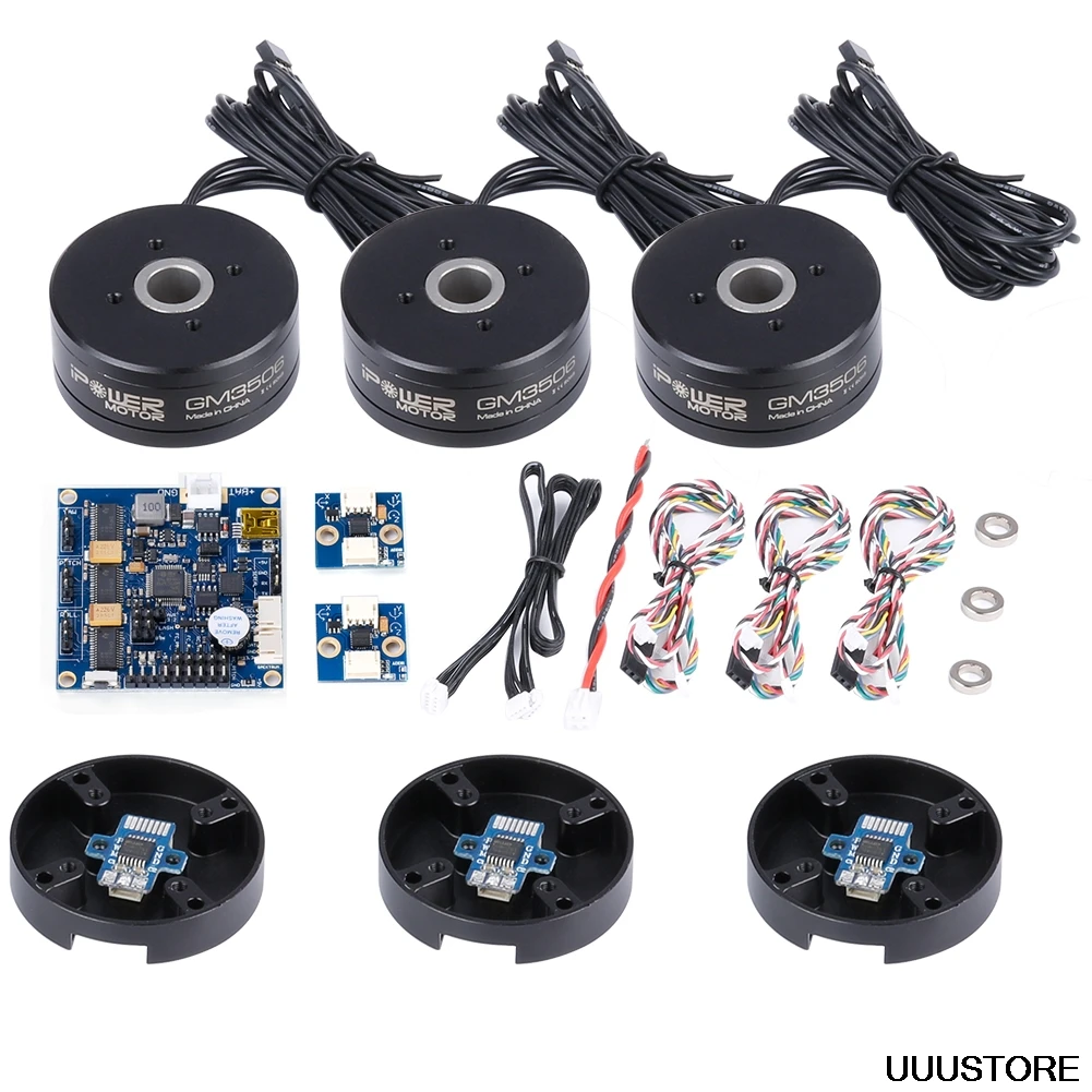 

Iflight Ipower AlexMos 32 BIT Extended BGC GM3506-100T GM3506 Brushless Motor with Encoder System Combo Set Replace GBM3506