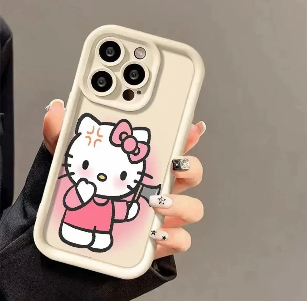 thumbnail image 1 of Original Sanrio Hello Kitty Phone Case For iPhone 14 13 11 12 15 Pro Max X XS XR 8 7 Plus Cartoon Cute Soft Shockproof Cover Y2K, 1 of 5