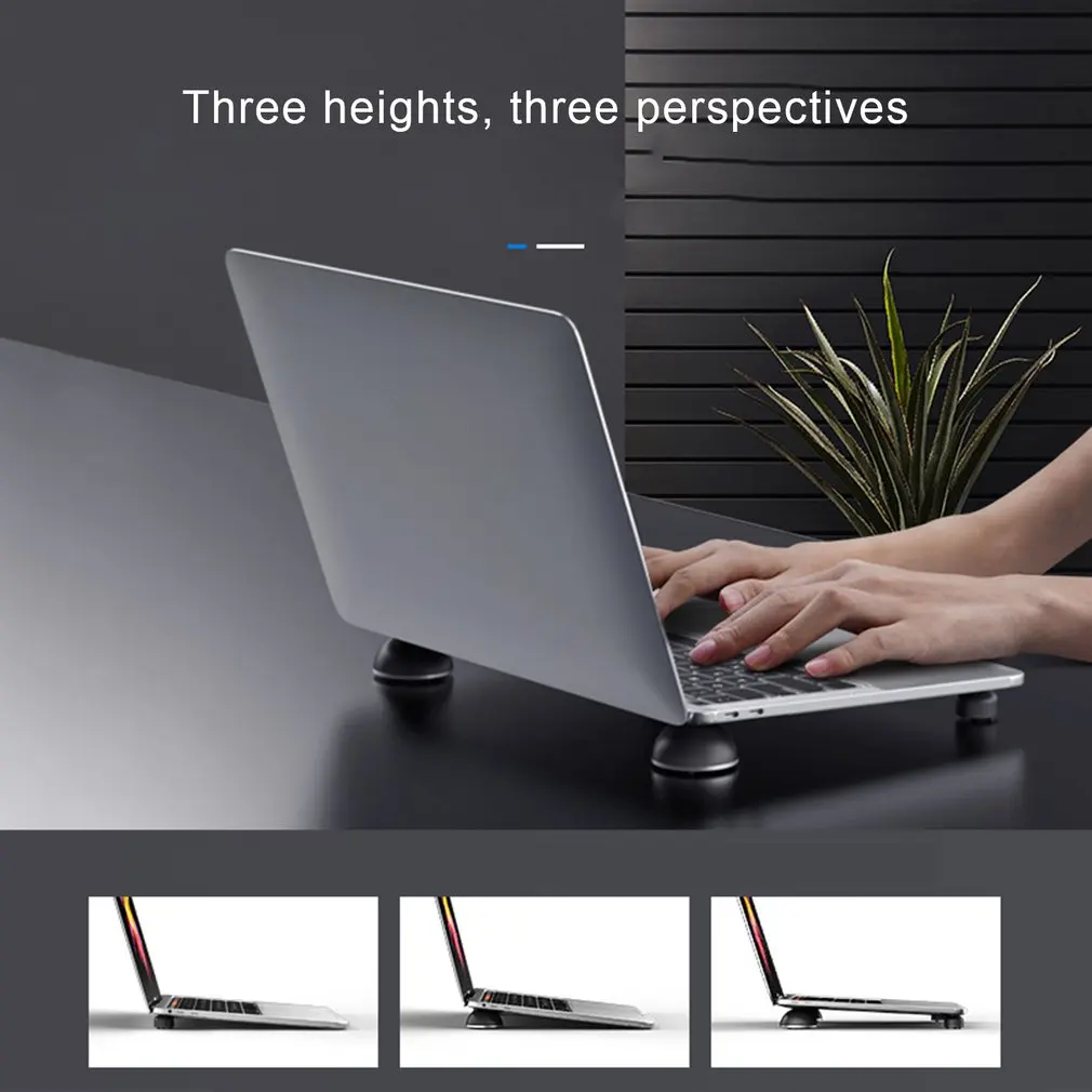 Laptop Stand Portable Cooling Pad Notebook PC Non-Slip 4