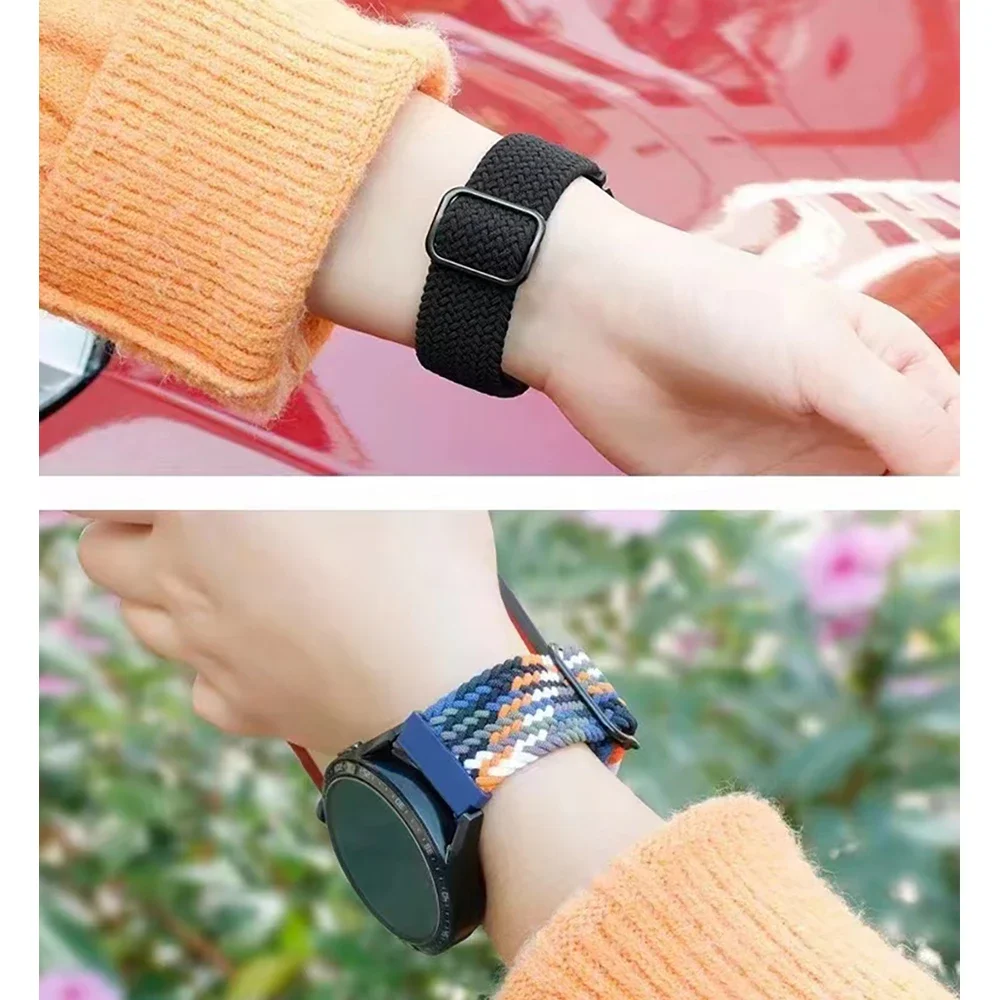 Nylon Braided Strap - Universal 20mm/22mm Watch Band Bracelet