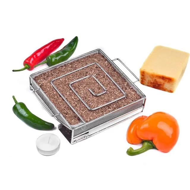 125 G/Táska Fa Chips Cseresznye Tölgy Hickory Kültéri Dohányos Barbecue Füstölő Doboz Szalonna Darab Bbq Tartozékok - Image 2