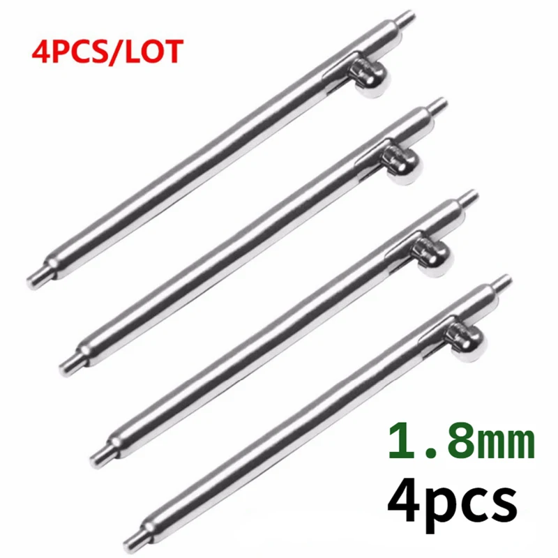 Universal Stainless Steel Quick Release Watch Band Spring Bars - 20pcs/4pcs