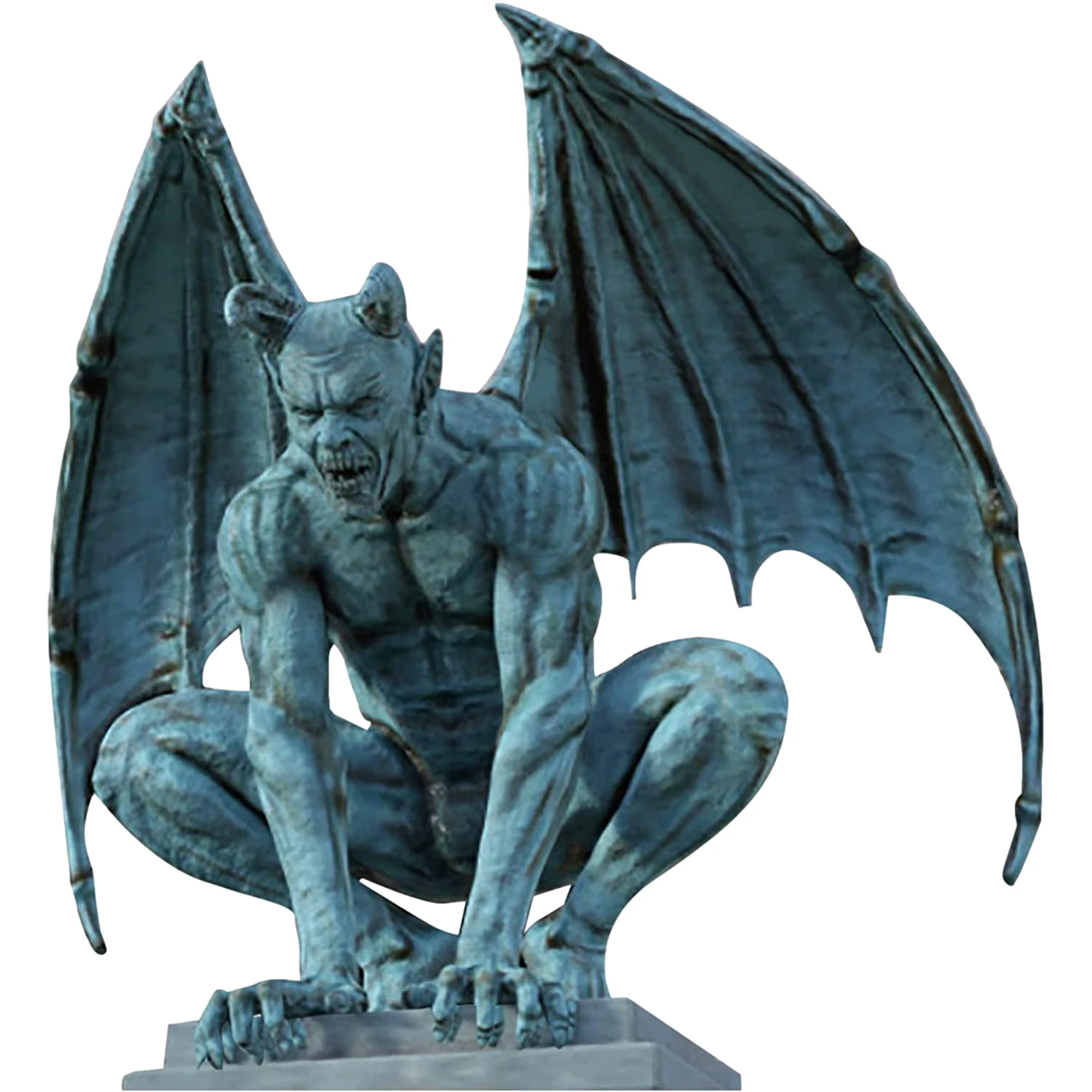 Statue Di Gargoyle Outdoor Winged Gargoyle Garden Guardian Sculpture Home Decor Figurine Resin Gothic Indoor Outdoor Decor Statue