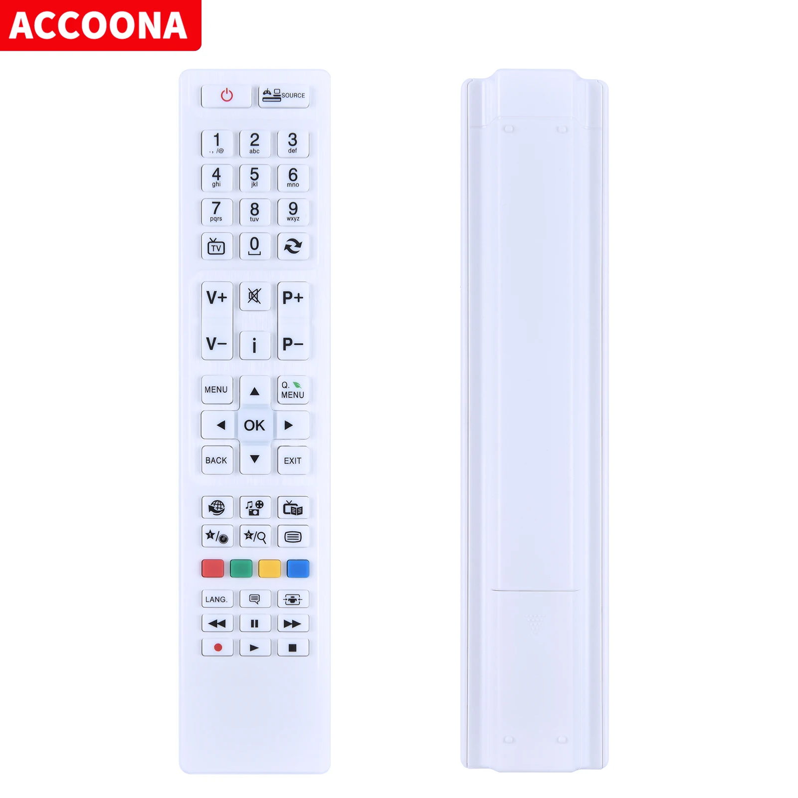 Telecomando Rc4874 Per Telefunken A6 Led32Hb Xh24A100-Grau Xh20A101D-W Xf32A201D-W Xh28D101-W Muslimexayxh
