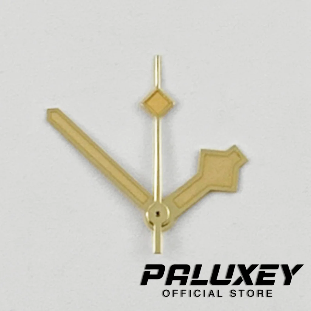 Black Rose Gold Silver Gold Luminous Watch Hands with Green Glow