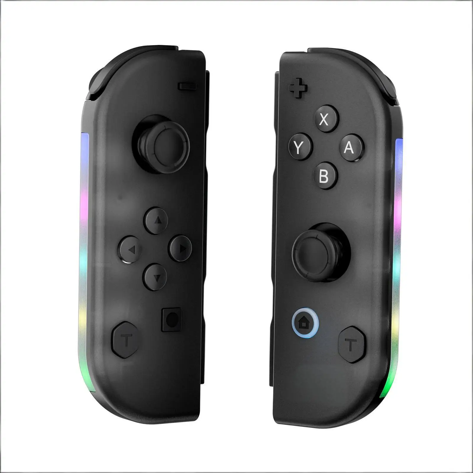 GAMINJA Wireless Joy-Con Controller for Nintendo Switch RGB Backlight Dual Vibration High Precision Joystick Gamepad