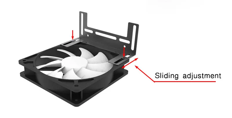 Computador caso memória 120mm 140mm ventilador de