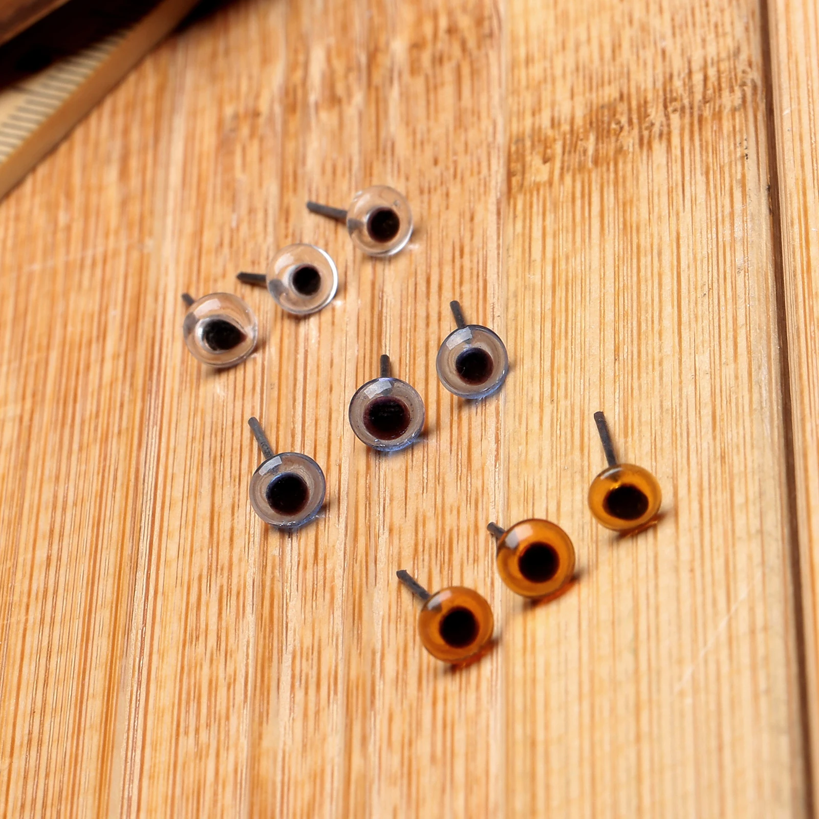 150 pair 5mm Glass Eyes Needle Felting Bear Doll Animals Blue/Brown