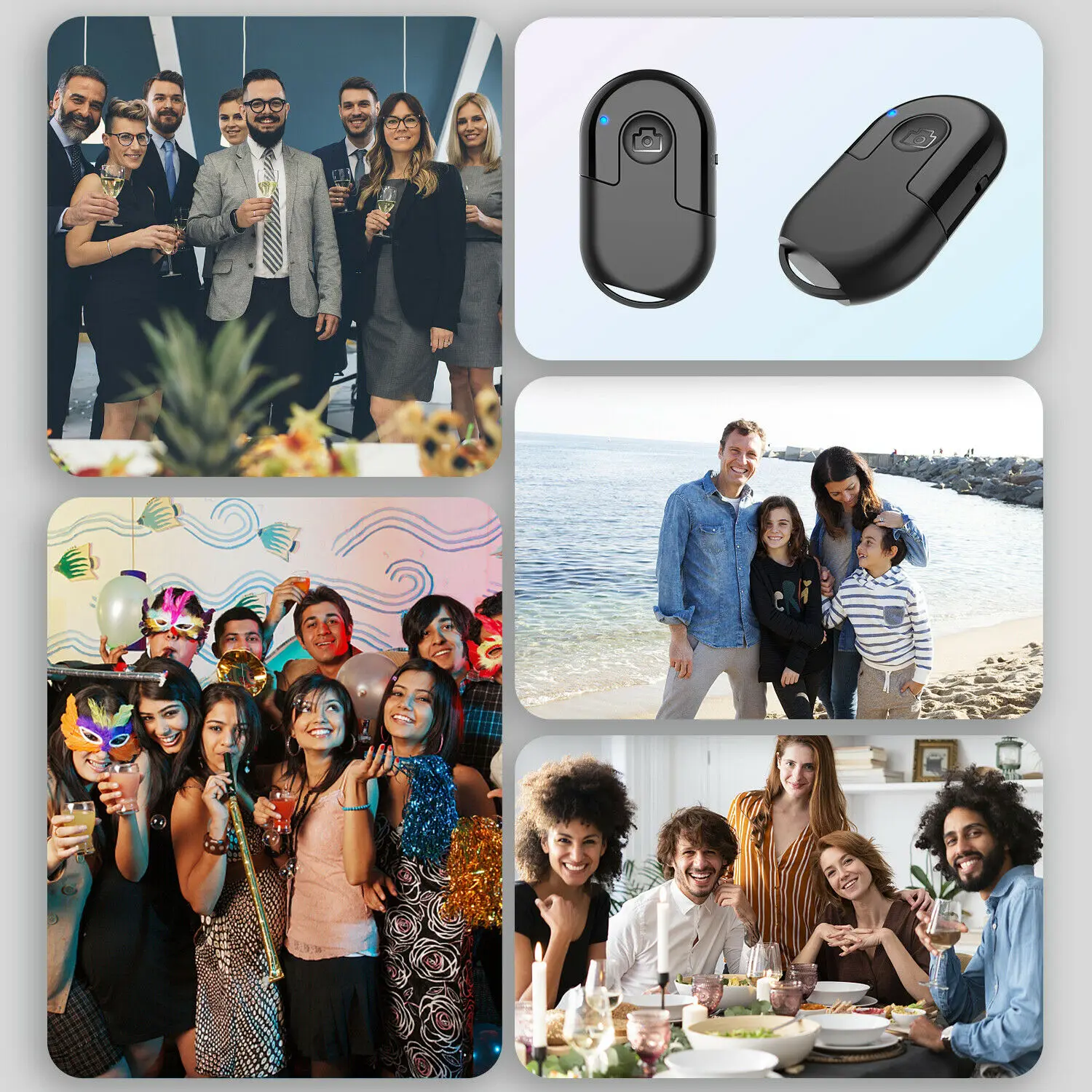 Description Picture 5 of item10m/30ft Range Monopod Mobile Cellphone Camera Bluetooth 4.0 Shutter Selfie Stick Remote Control Button For iOS Android
