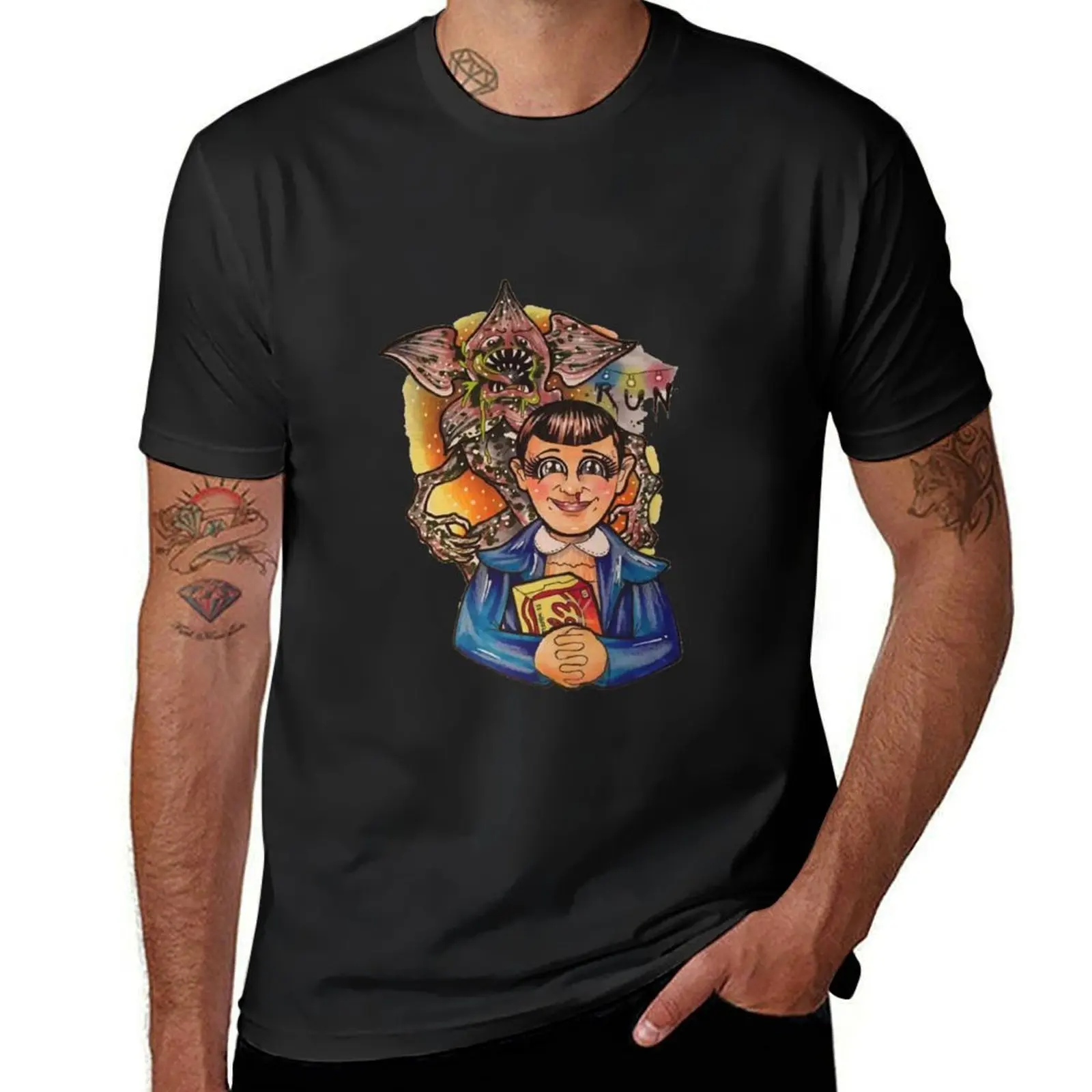 

Eleven T-Shirt anime korean fashion plus size tops funny t shirts for men