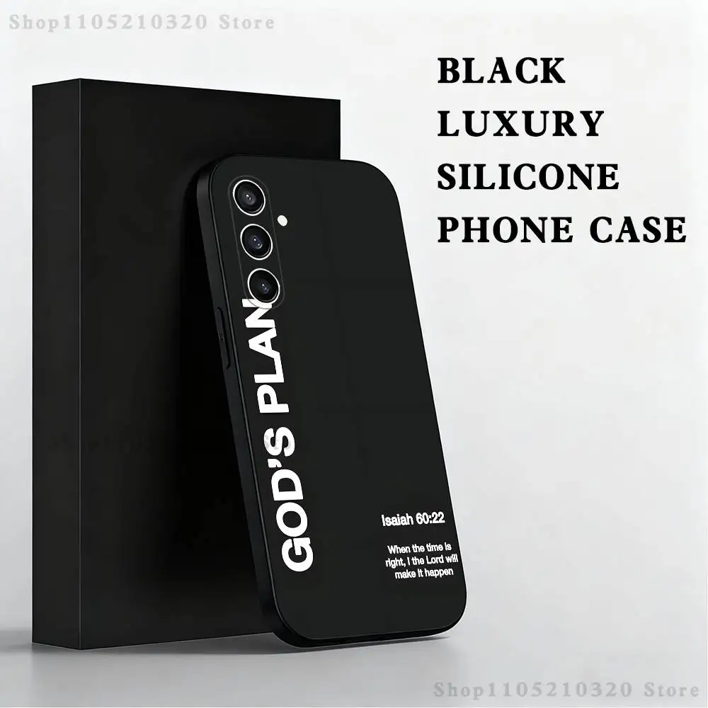 Divine Inspiration Black Soft Phone Case