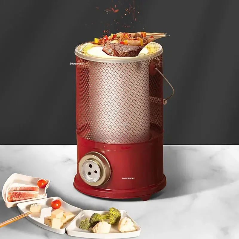 Winter Outdoor Grill Stove To Burn Coal Home Rural Small Charcoal Brazier Heating Stove Camping Furnace Indoor Grill Fire Pits N