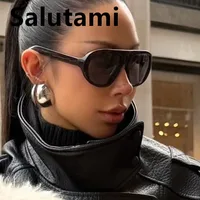 Lunettes de soleil vintage ovales noires à motif léopard pour femmes, nouvelle mode, verres dégradés, pour la conduite, style rétro sexy, pour l'extérieur 1