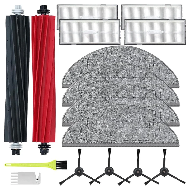 

Запчасти для робота-пылесоса Roborock S8 Pro Ultra, основная боковая щетка, фильтр НЕРА, тряпичная швабра, пылесборники, пластиковые сменные детали