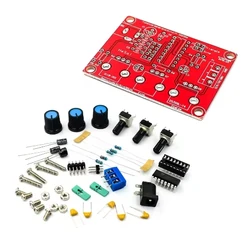 Adjustable Frequency and Amplitude Function Signal Generator DIY Kit with Sine, Triangle, and Square Wave Outputs (1Hz - 1MHz) (Kit)