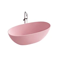 1700x800x560mm BATHROOM Colourful SOLID SURFACE BATHTUB ARTIFICIAL STONE FREESTANDING TUB BR8028 2