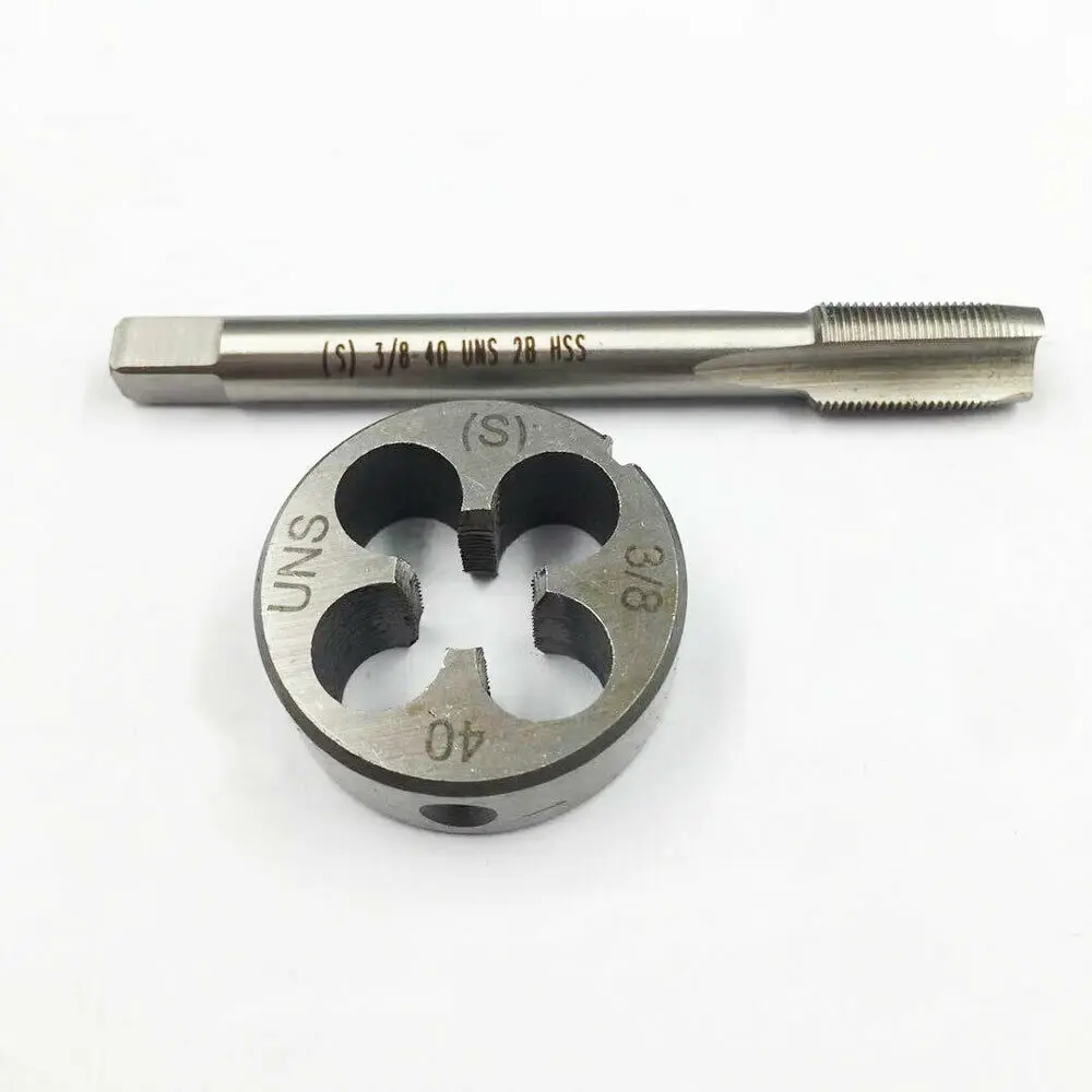 

3/8-40UNS 3/8-40 UNS 2B HSS Tap и Die Set UNS машинный резьбовой кран и UNS круглая резьба