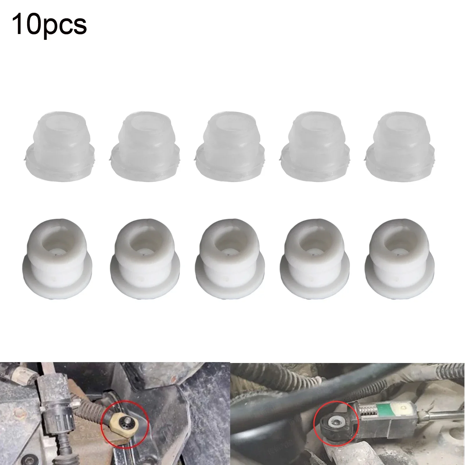10pcs Shifter Cable Bushing AT Gear End Connector Fix Sleeve For Ford For F150-Explorer -19 Escape 2008-19