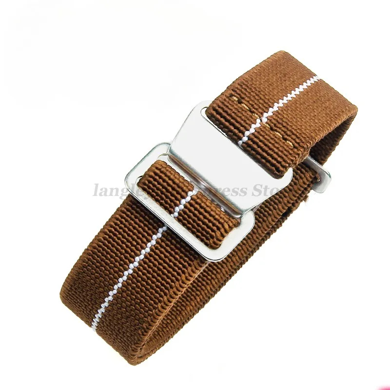 Versatile Parachute Elastic Nylon Watch Strap - Outdoor Sport & Military Style Accessory