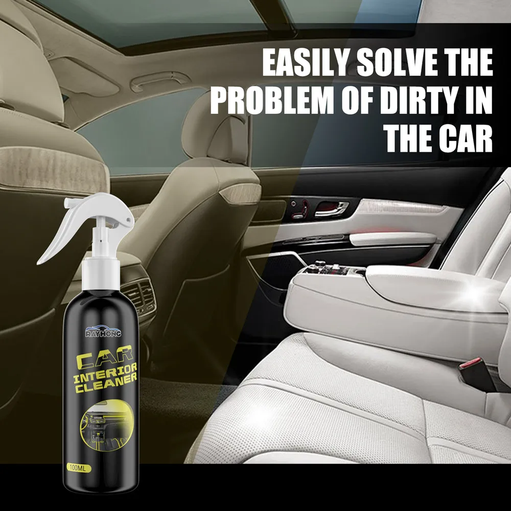30ml Cleaner Spray Car Interior Cleaner Leather Cleaning Decontamination Maintenance Agent Car