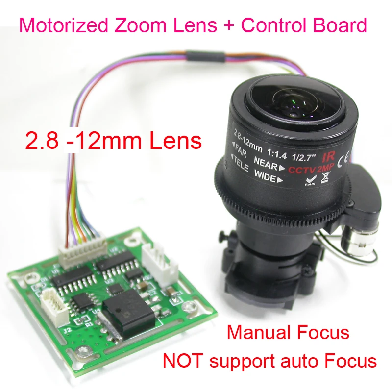 Motorized-Zoom-Lens-2-8-12mm-Control-Board-manually-adjust-Focus-NOT ...