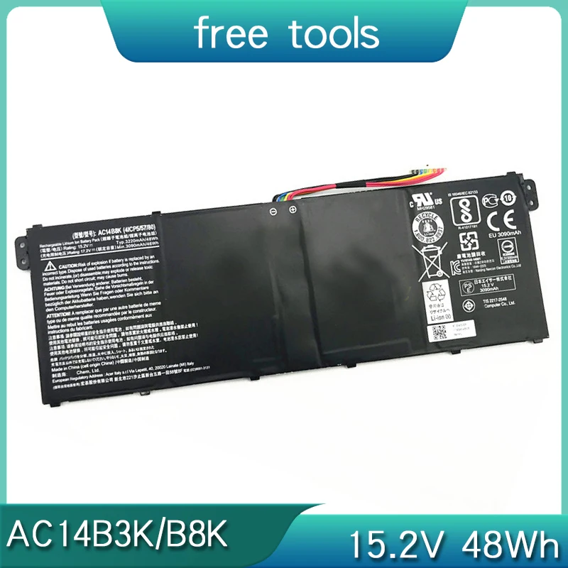 Новый аккумулятор для ноутбука AC14B3K/B8K для Acer Aspire V3-371 MS2392 V3-371-55D/51QJ/30FA/52PY TravelMate B115 B116 B117 P236 P238 P276