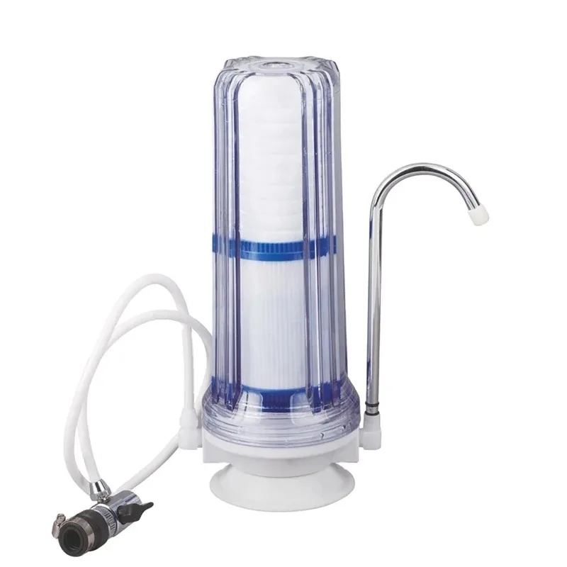 

Home 10 inch single-stage kitchen countertop plastic water purifier