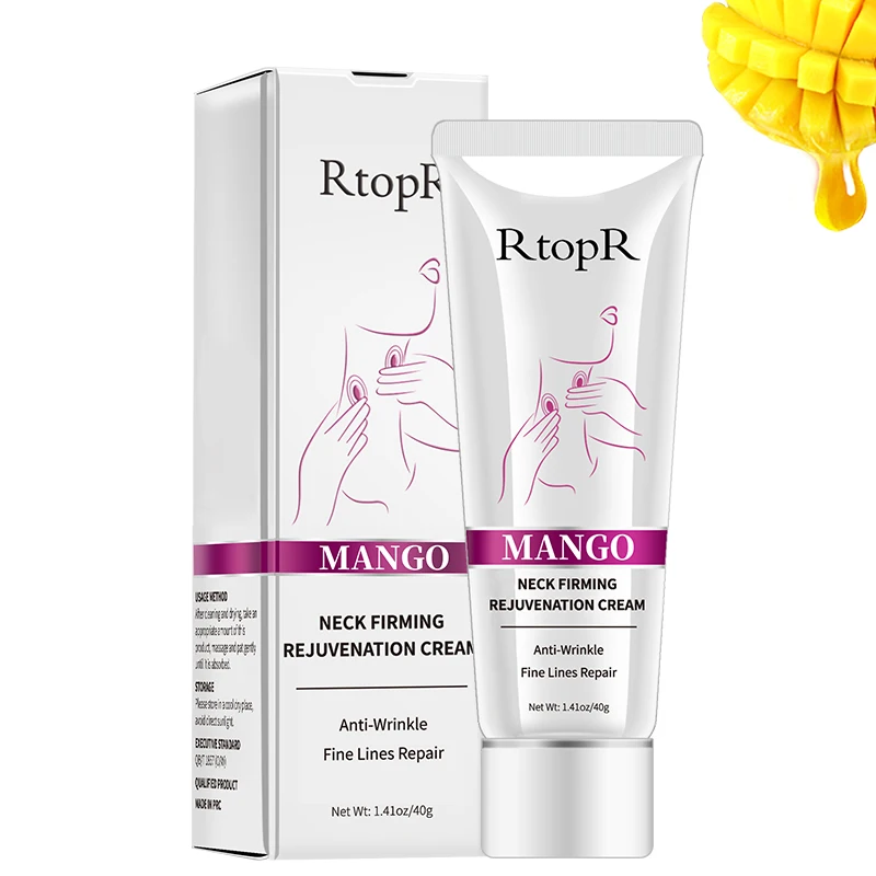 RtopR 40g Mango Firming Neck Cream Nourishing Whitening Mild Peeling