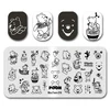 Stamp Plate MouTeen-181 Big Disney Lilo Stitch Nail Stamping Plates Manicure Set For Nail Art Stamper 3