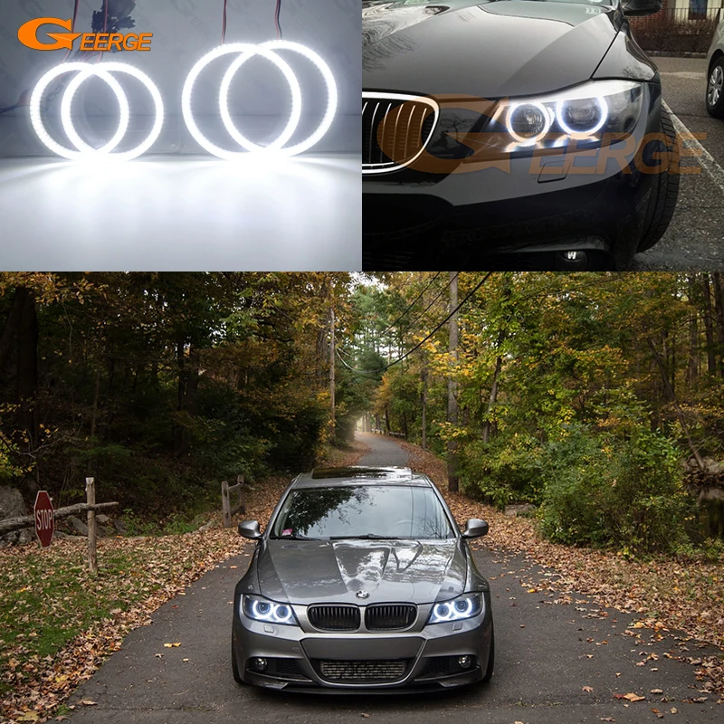 Led Angel Eyes Kit Bmw E90 Rings  Halo Rings Angel Eyes Bmw E90 - Bmw 3  Series E91 - Aliexpress