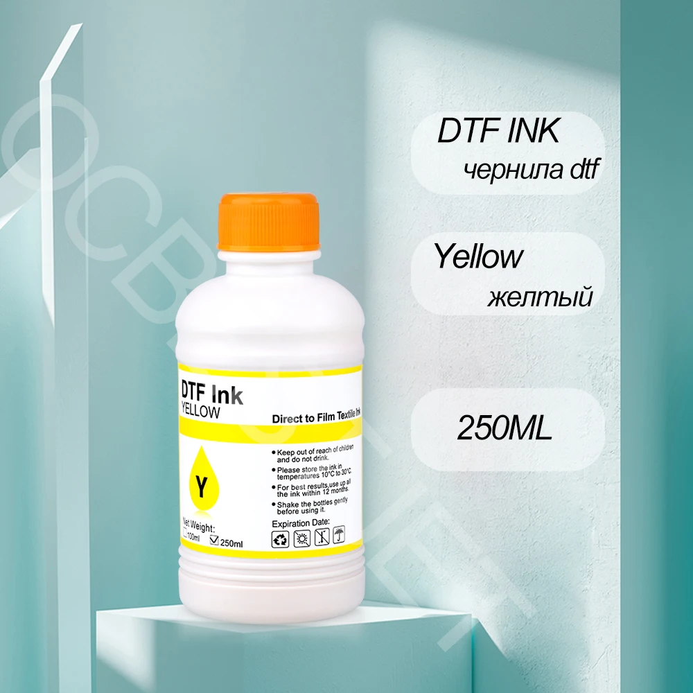 DTF Ink Ordinary Quality 250ml PET Film Transfer Ink For Epson I3200 L1800 1390 L800 PET Film Printing And Transfer