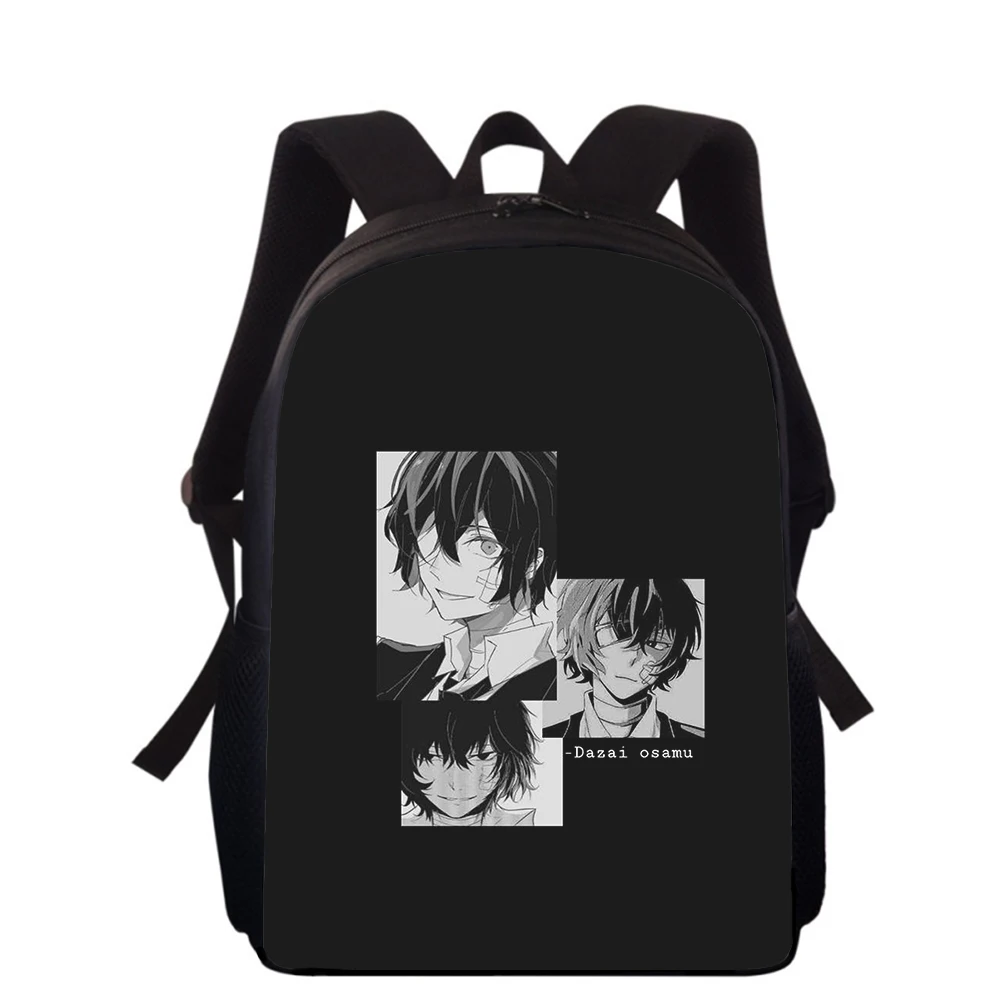 Bungo Stray Dogs Anime 15” 3D Print Kids Backpack Primary School Bags for Boys Girls Back Pack Students School Book Bags