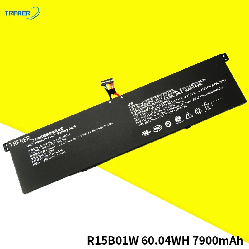 

Аккумулятор R15B01W для ноутбука Xiaomi lap Pro, 15,6 дюйма, TM1701 171501-AL 171501-AF 171500 1-Q 181501-AD