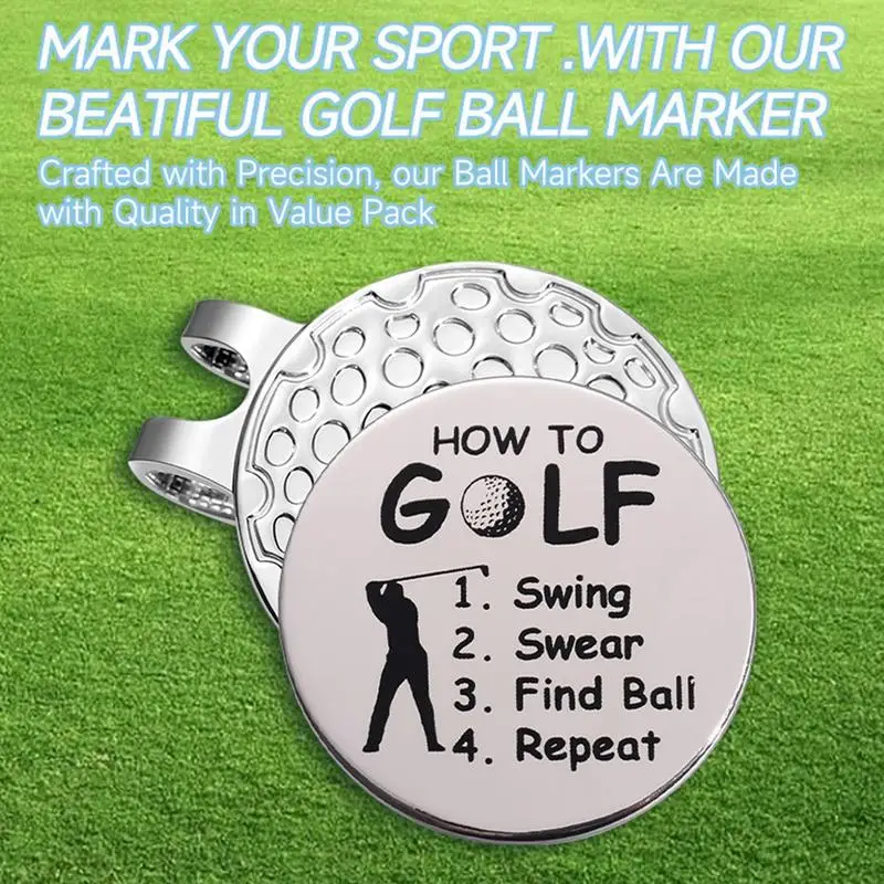 Magnetic Golf Ball Marker Hat Clip Magnetic Sports Golf Marker Holder Ball Markers Hat Clips Sets Gloves
