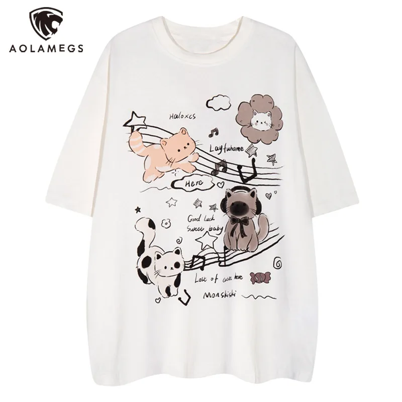 

Мужская футболка Aolamegs с рисунком, 3 цвета