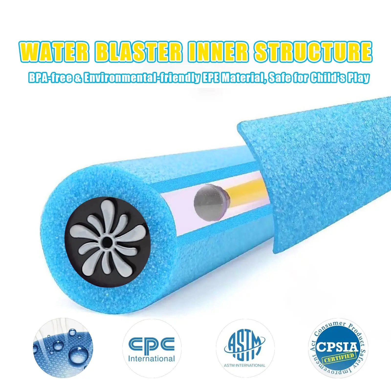 10 Packs Water Gun for Kids Summer Foam Watergun Toys Water Squirter Soaker Blaster Outdoor Swimming Pool Beach Games Toys 4