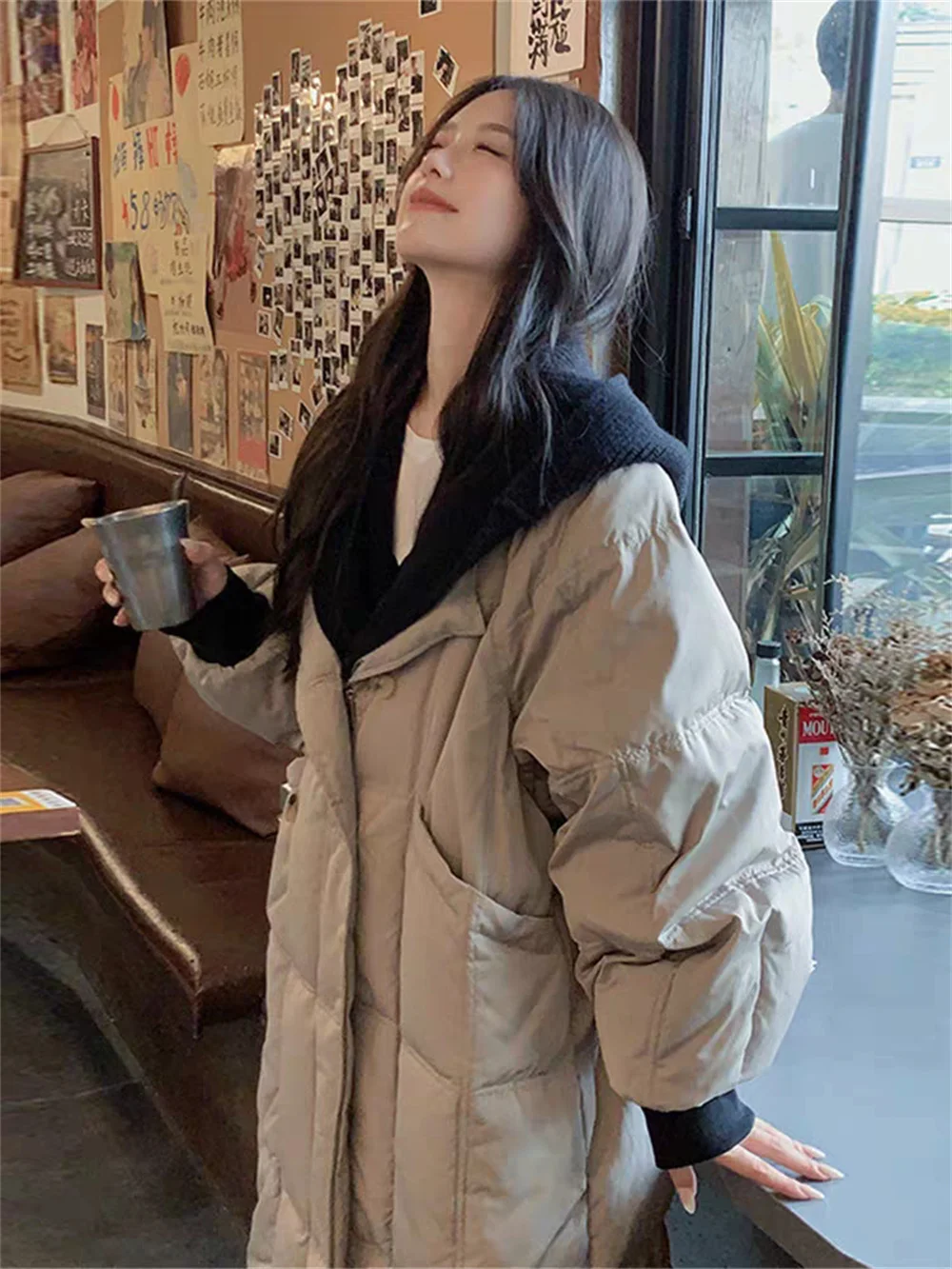 Рисунок 4 - Женский зимний пуховик средней длины