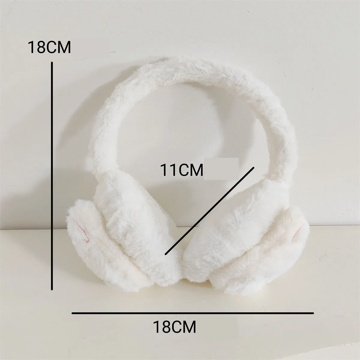 Cartoon Rabbit Winter Warm Earmuffs for Children Girls Plush Thick Soft Ear Cover Ear Protection Warmth Muffs for Women Kids