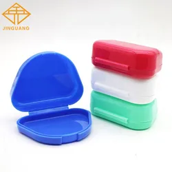 50pcs Assorted Denture Storage Case Dental Orthodontic Retainer Box Mouthguard Container Supplie Tray Dentistry Supplies