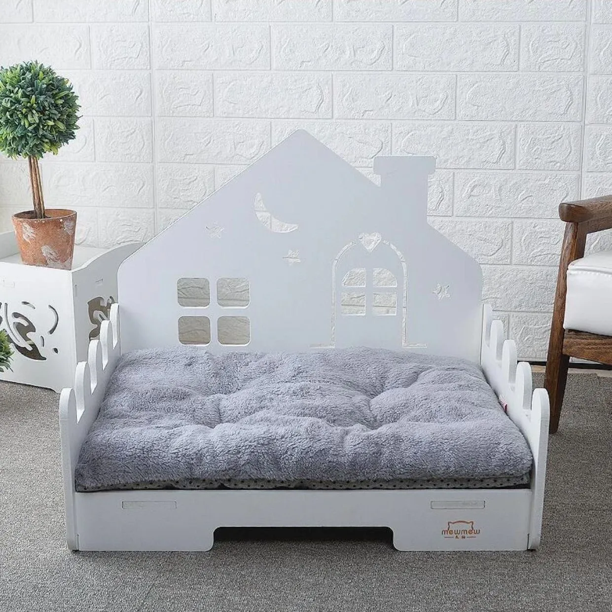 Animais de estimação de luxo princesa booster cama sofá ninho para