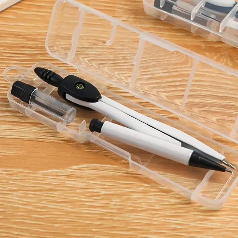 Simple Pratical Pfofessional Compass Set Math Geometry Circle Drawing Tools Office School Supplies Student Stationery Gifts drawing compass