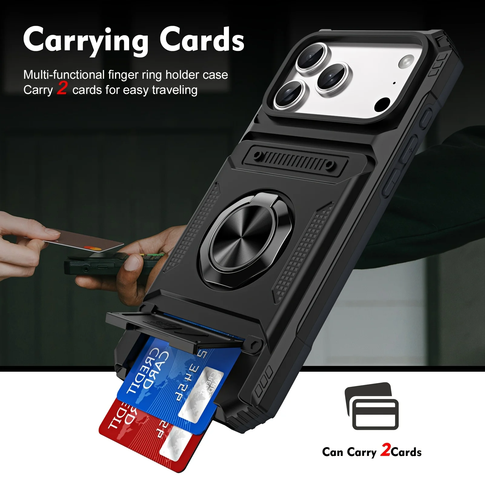 Heavy-Duty Shock-Proof Phone Cases with Dual SIM Card Slots